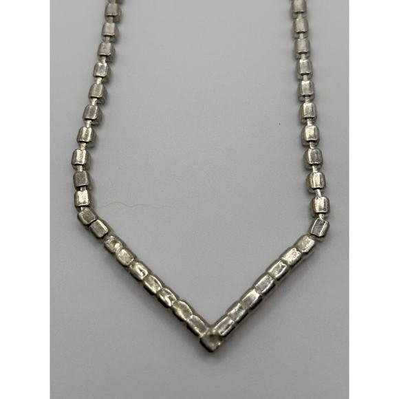 VTG Vintage Rhinestone Necklace Clear Pink J1-3027 - Picture 7 of 11